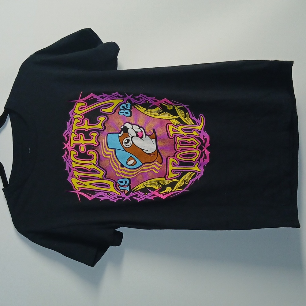 Bucees Tour TShirt Black Size Small Pink Purple Travel‎ Destination 1982 Vintage